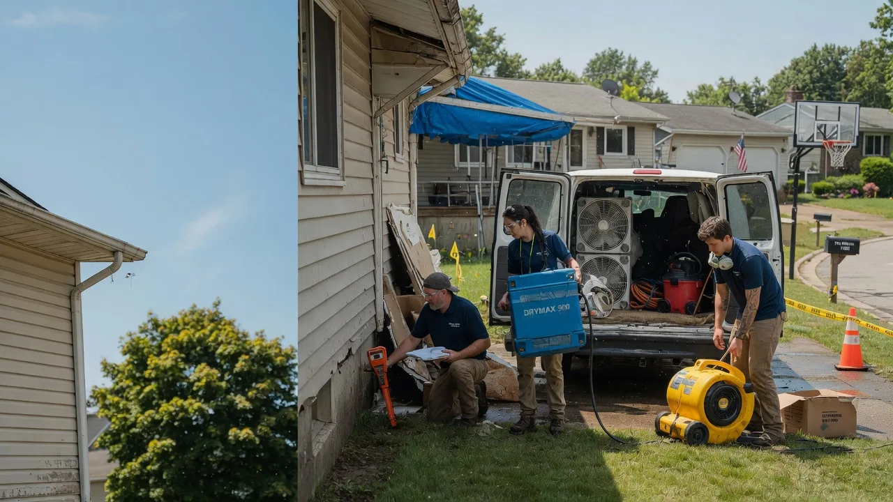 Ceiling Leak Cleanup in Jefferson, PA near me